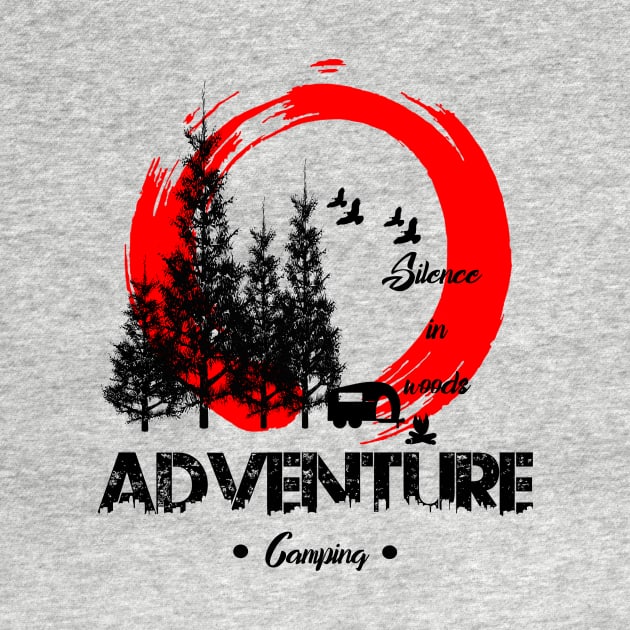 Adventure camping silence in woods by The Bombay Brands Pvt Ltd